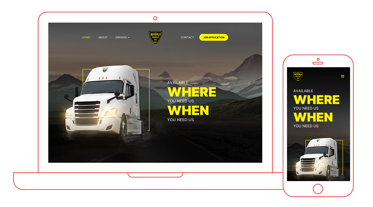 beverly-freight-website-design